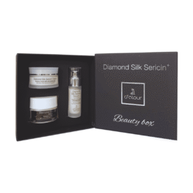 Dalour Gift Box Diamond Silk Sericin Cream 50ml+Serum 30ml+Mask