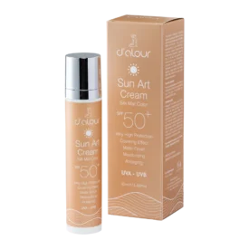 Dalour Sun Art Cream SPF 50+ Silk Mat Color (Natural tint) 50ml